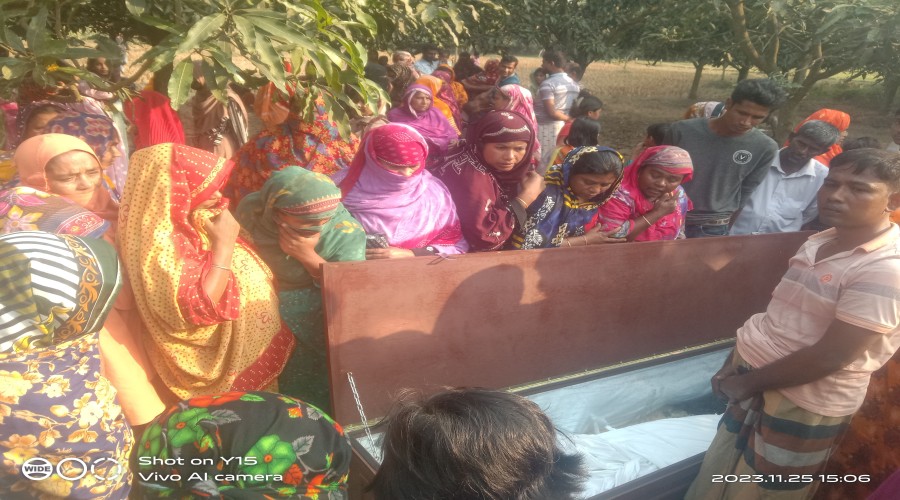শার্শায় বিদেশ প্রবাসীর মরদেহ পাঁচ বছর পর দেশে এসেছে